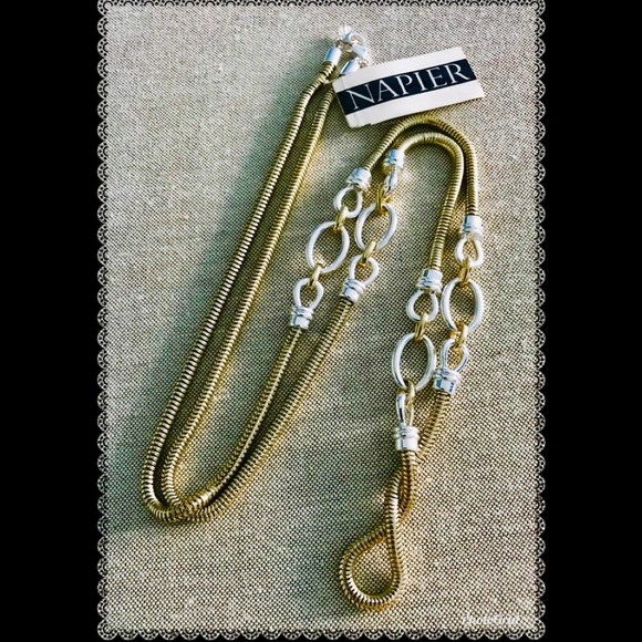 Napier Jewelry - NWT Napier Gold & Silver Tone Long Necklace
